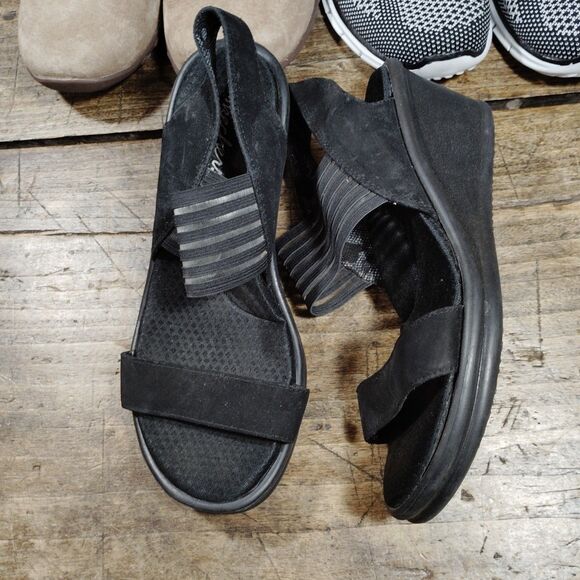 SKECHERS Sz 10 Loafer Sandals Sneakers Wedge LOT - Picture 4 of 9